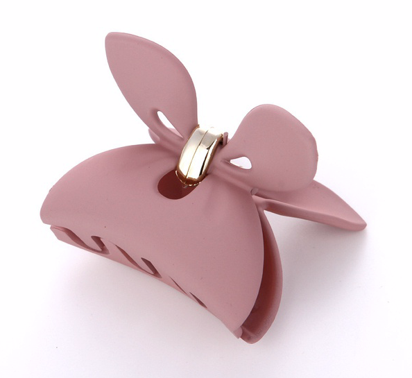 Roxy bow pink clip