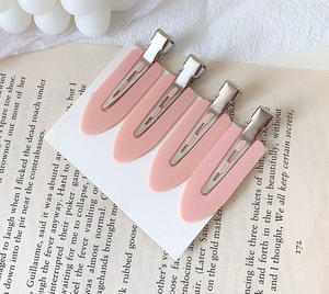 Creaseless hair clip pink