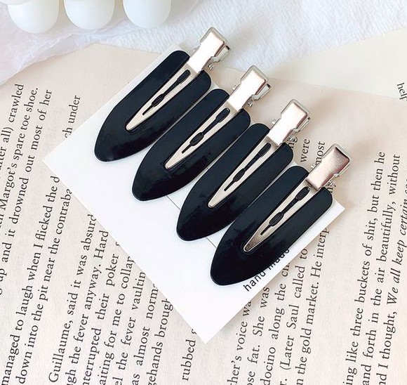 Creaseless hair clip black